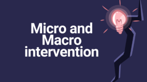 Micro and Macro intervention