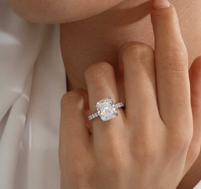 Purely Polished: 5 Carat Diamond Ring Lab Grown