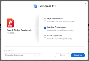 Compress Setting