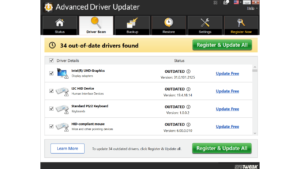 Advanced Driver Updater - Outdated