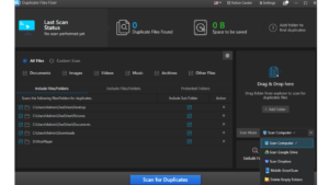 Duplicate Files Fixer - Scan Computer