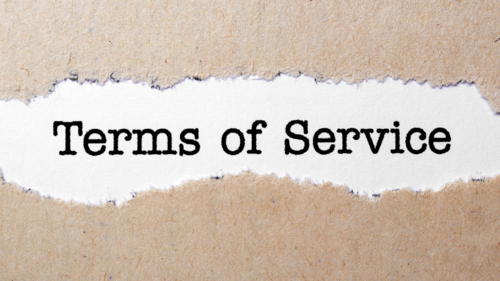 Terms Of Service