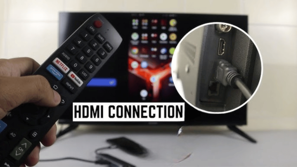 Connecting HDMI from Laptop