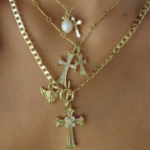 double cross necklace