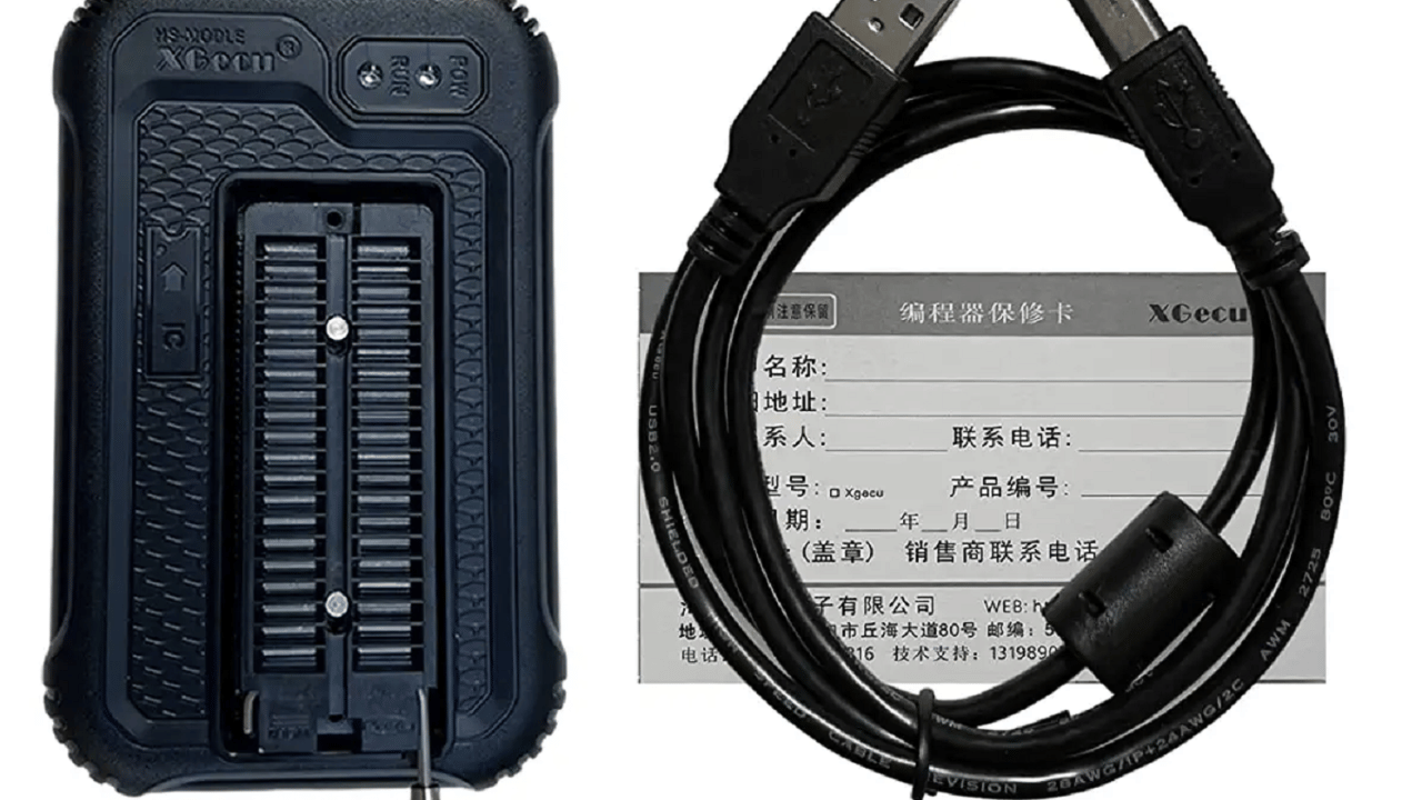 Recommended Software for the T48 Programmer