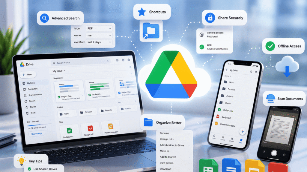How to Use Google Drive Like a Pro – 15 Tips Most People Don’t Know