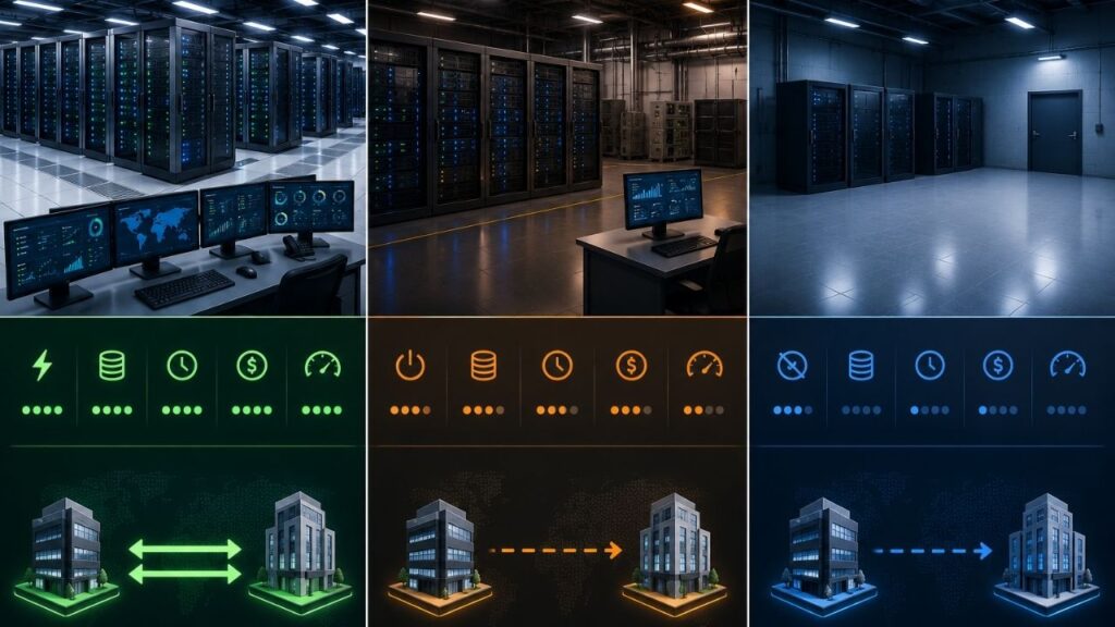 Hot Site vs Warm Site vs Cold Site: Disaster Recovery Explained