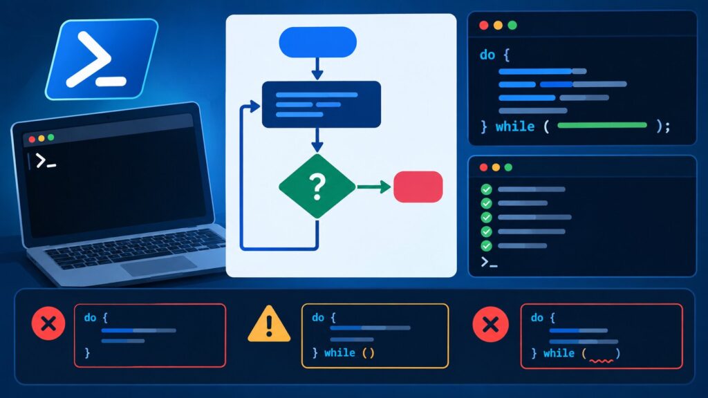 PowerShell Do-While Loop: Syntax, Examples & Common Errors