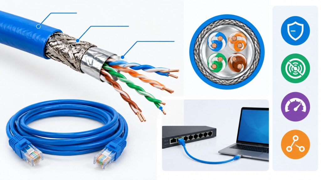 What Is STP (Shielded Twisted Pair) Cable? Explained
