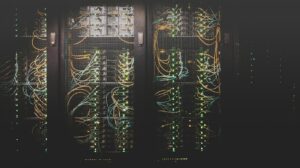 Server and network infrastructure representing web hosting speed testing
